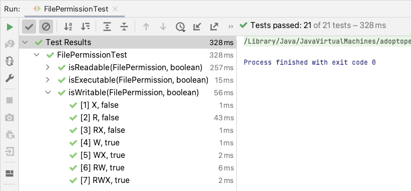 Execution of JUnit 5 parameterized test in IntelliJ IDEA